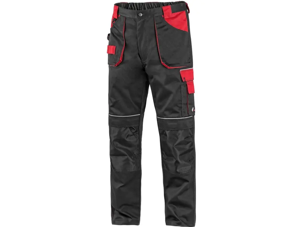 CXS kalhoty ORION TEODOR, pánské, černo-červené 