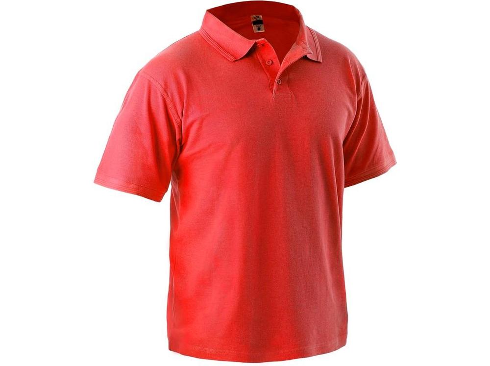 CXS polokošile MICHAEL, pánská, krátký rukáv, červená 