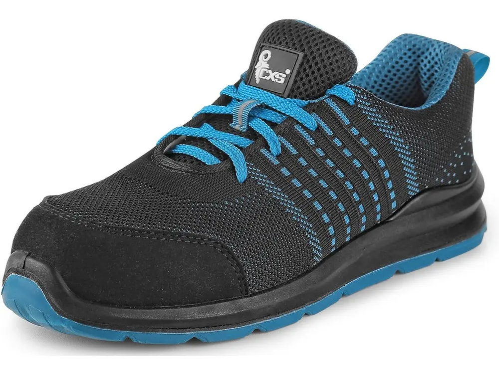 CXS obuv polobotka TEXLINE KORNAT O1, textilní, černo-modrá 