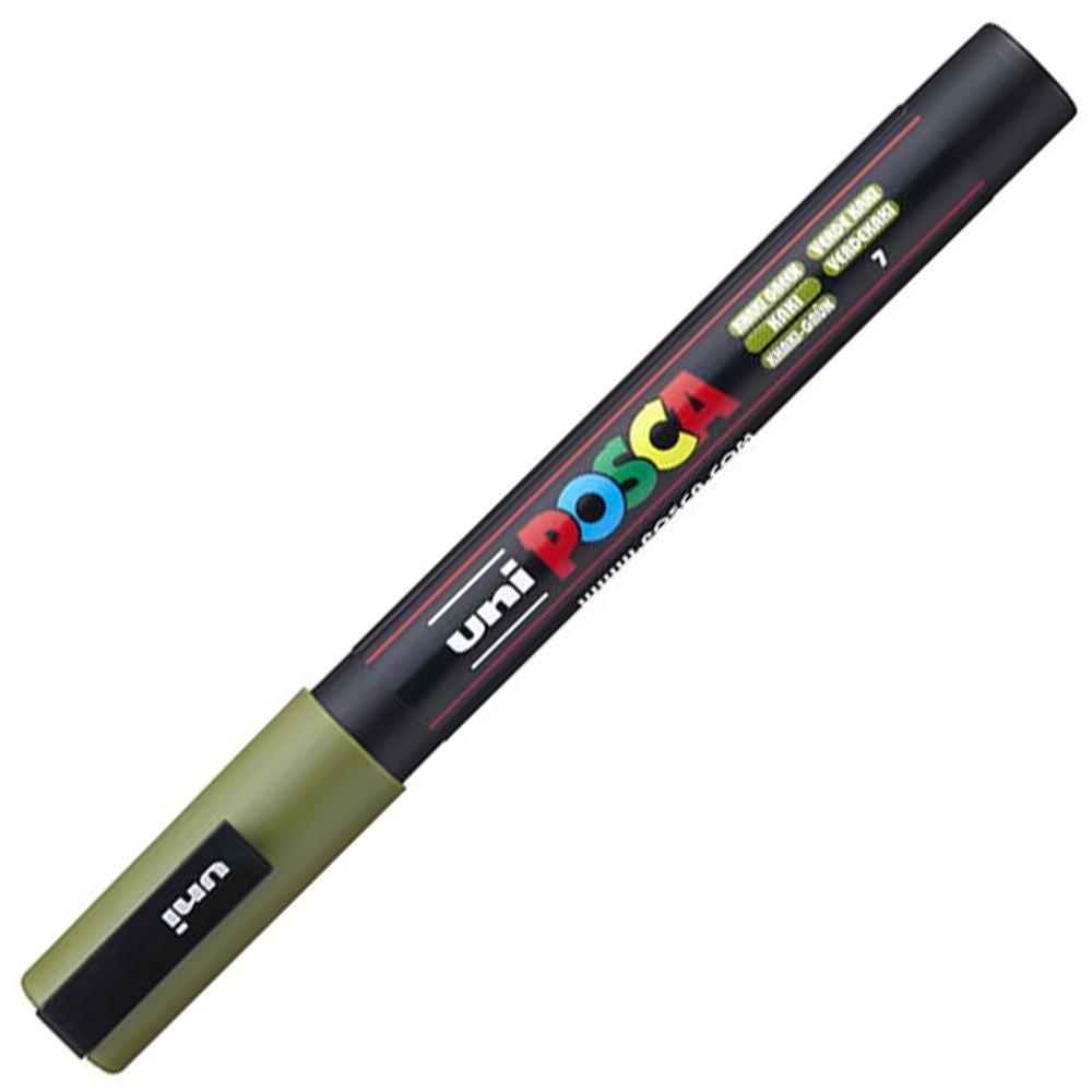 POSCA unikátní popisovač PC-3M 0,9-1,3 mm khaki zelený