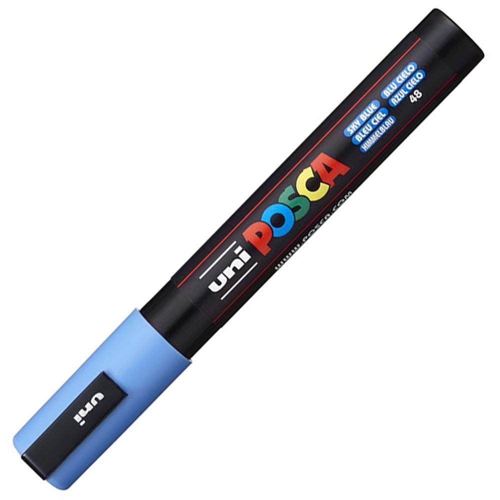 POSCA unikátní popisovač PC-5M 2,5 mm nebesky modrý
