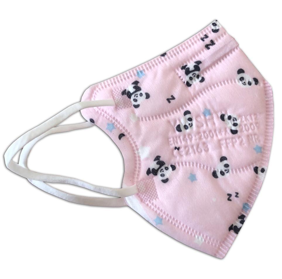Respirátor dětský FFP2, 4vrstvý - pro holky bez ventilku 1 ks