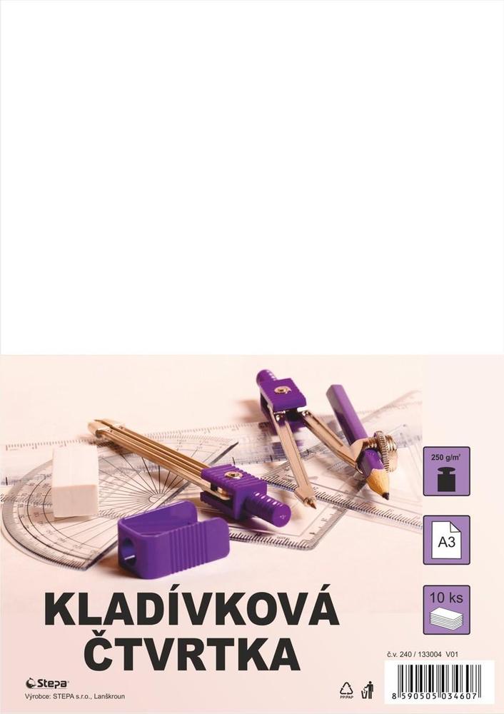 Kladívková čtvrtka A3 250 g / 10 l.