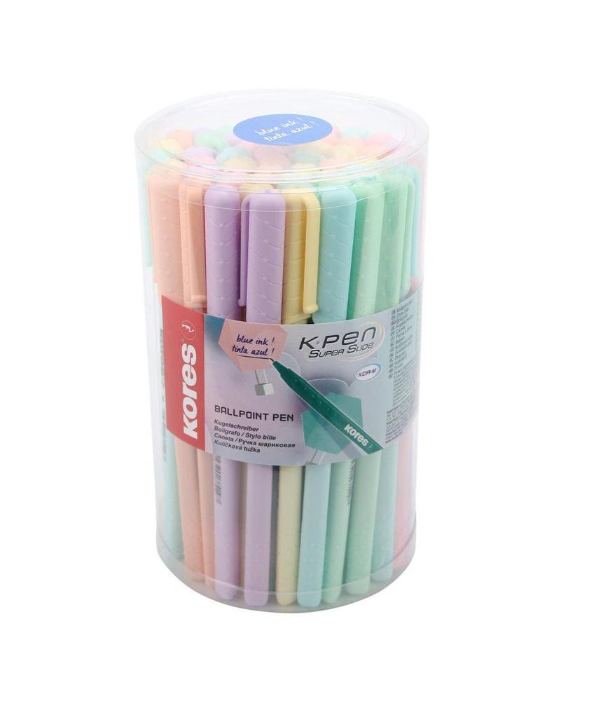 Kores pero kuličkové K0 Pastel trojhranné 1 mm, mix 50/1 ks