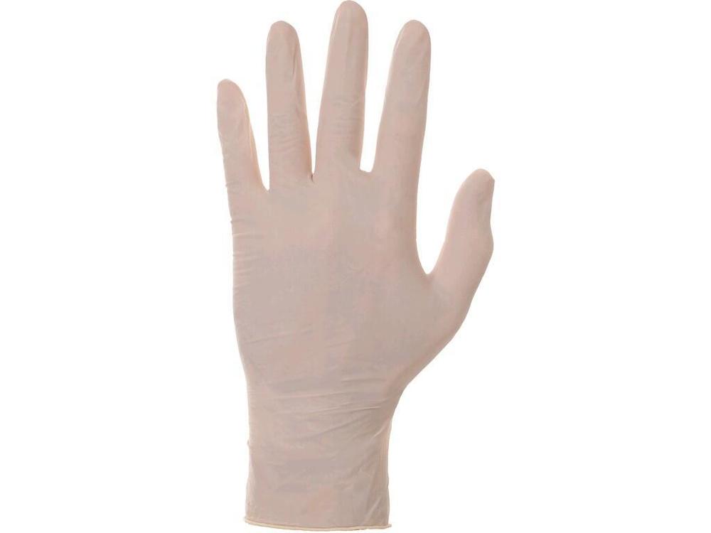 CXS rukavice BERT, jednorázové, latex, bílé, lehce pudřené/100 ks vel.XL (10)