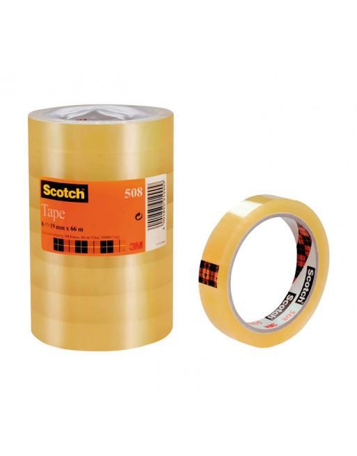 Scotch lepicí páska 19 mm × 66 m 508 / 8ks