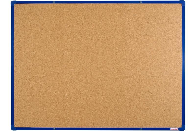 boardOK korková nástěnka s modrým rámem 120x90 cm