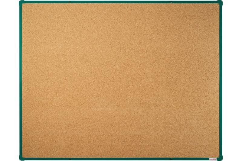boardOK korková nástěnka se zeleným rámem 150x120 cm