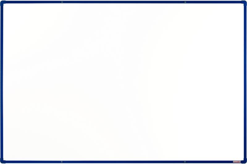 boardOK magnetická lakovaná tabule na fixy s modrým rámem 180x120 cm