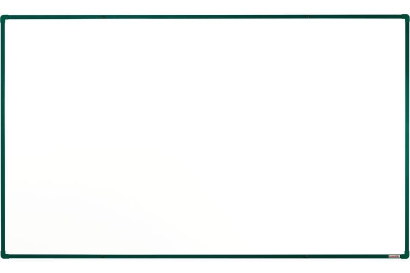 boardOK magnetická keramická tabule na fixy se zeleným rámem 200x120 cm
