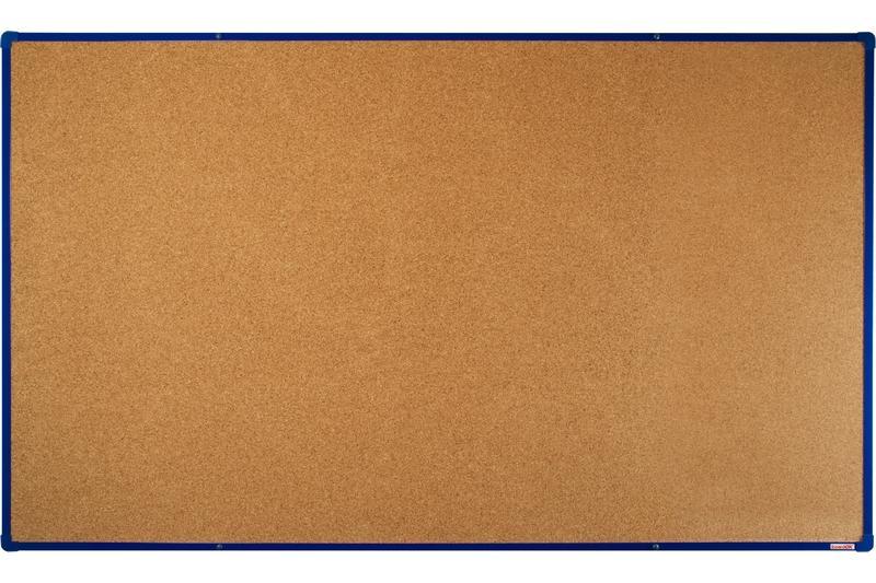 boardOK korková nástěnka s modrým rámem 200x120 cm