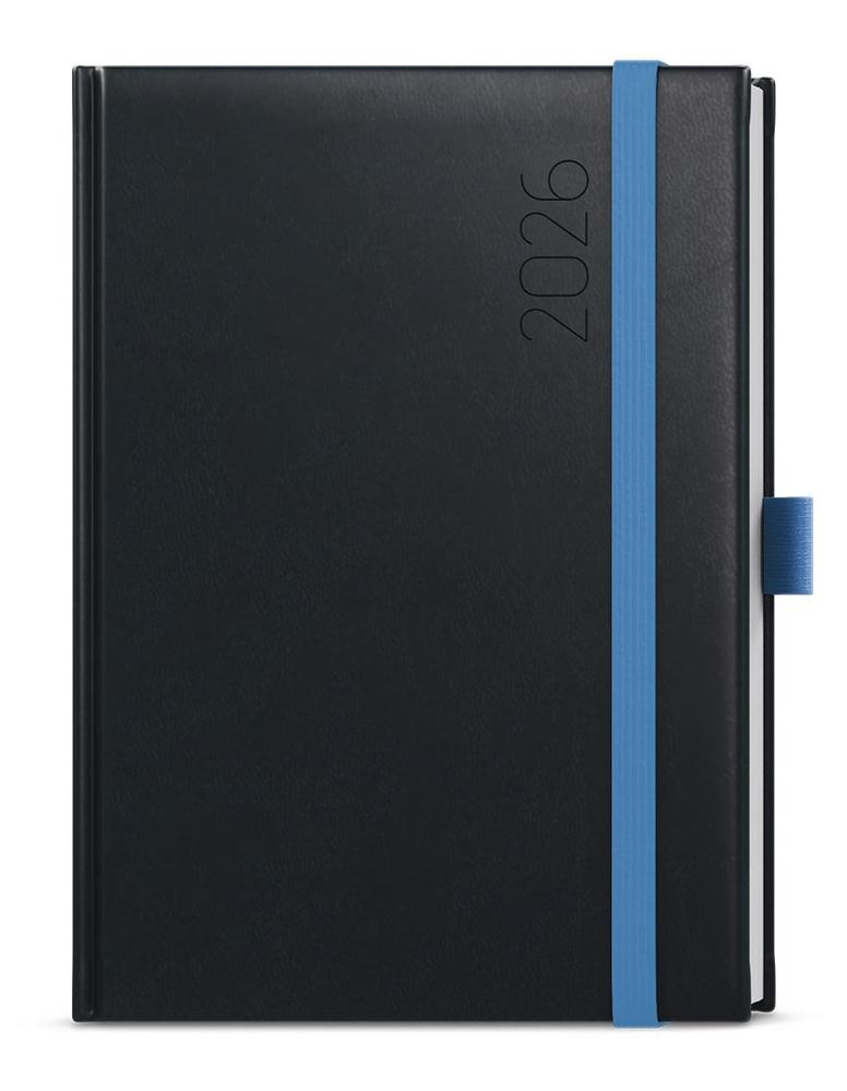 Baloušek Tisk diář denní David Reno A5 černý