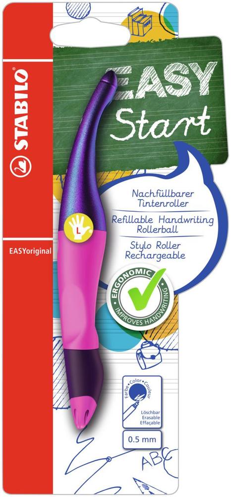 Roller Stabilo EASYoriginal holograph 0,5 pro leváky růžová/holografická