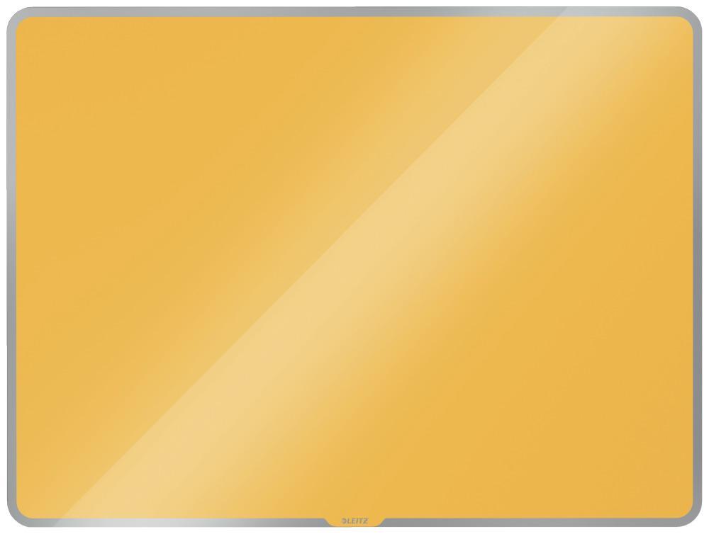 Leitz magnetická tabule na zeď Cosy 80 x 60 cm teplá žlutá