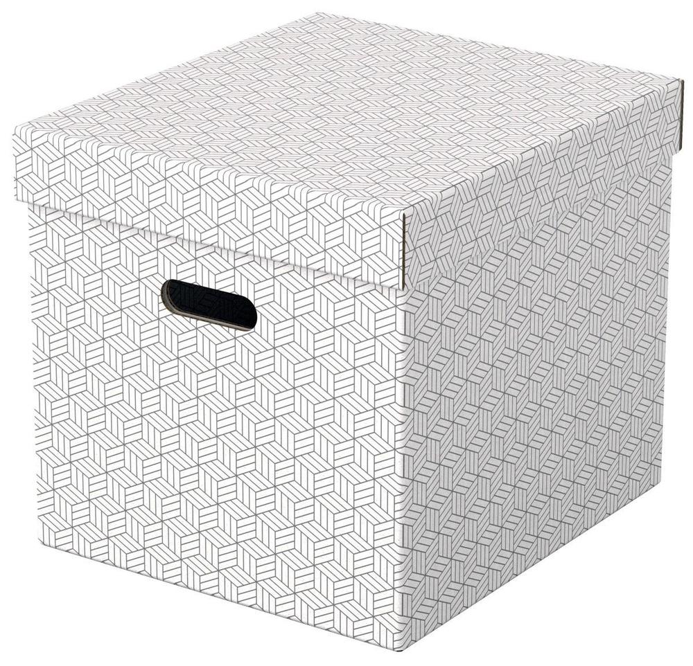 Esselte box úložný Home krychlový, bílý, sada 3 ks