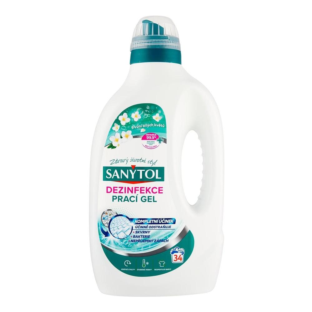Sanytol dezinfekční prací gel 1,7 l (34 PD) květinová svěžest
