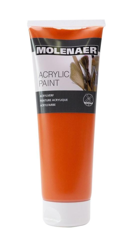 Barva akrylová Molenaer 250 ml oranžová