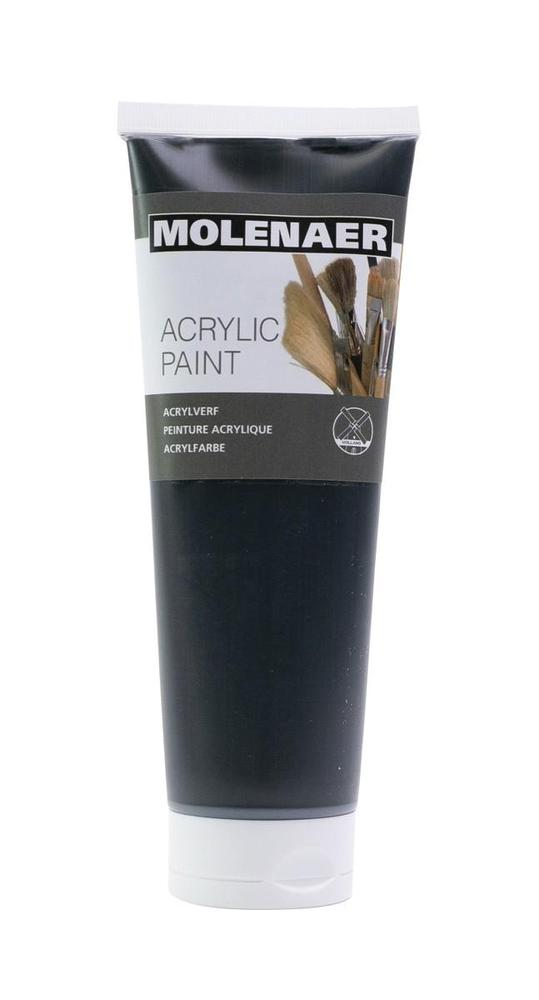 Barva akrylová Molenaer 250 ml černá