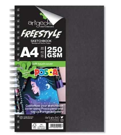 Posca skicák Freestyle A4 30 listů