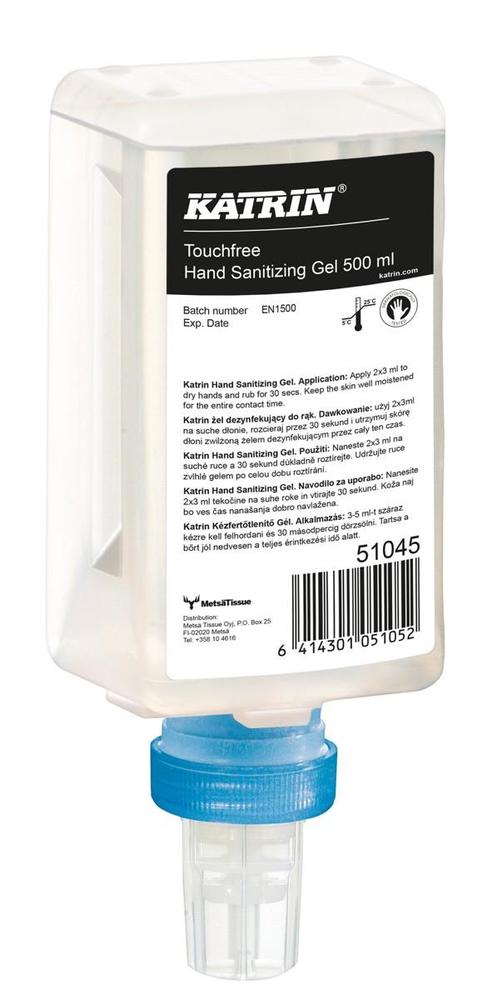 Katrin dezinfekční gel na ruce Touch free 500 ml