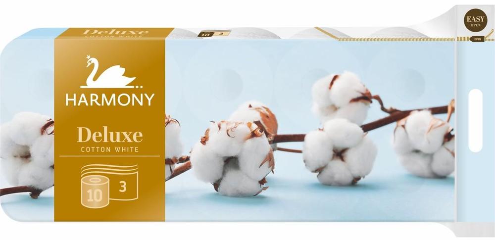 Harmony papír toaletní Deluxe 3 vrstvý / 10 ks