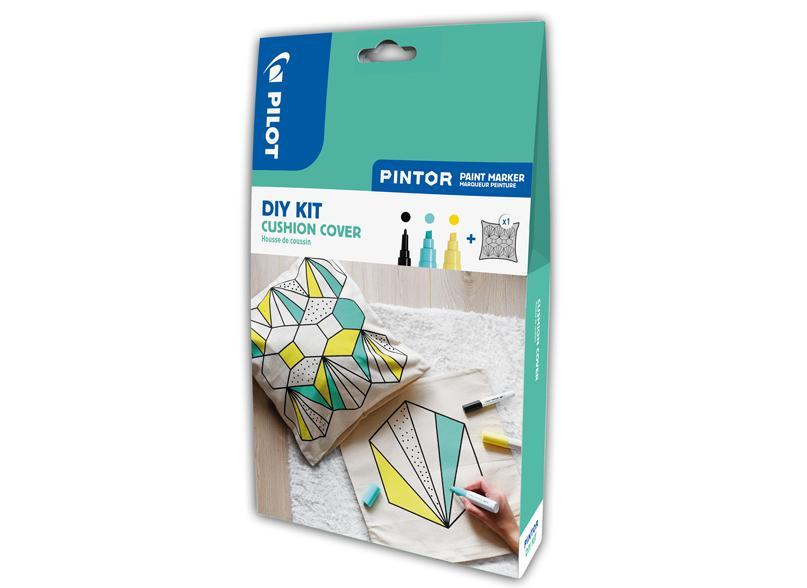 Pilot popisovač akrylový 4074 Pintor Povlak na polštář sada 3 barev hrot F