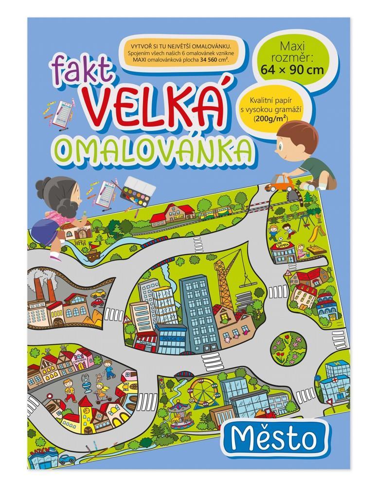 Baloušek Tisk fakt velká omalovánka Město