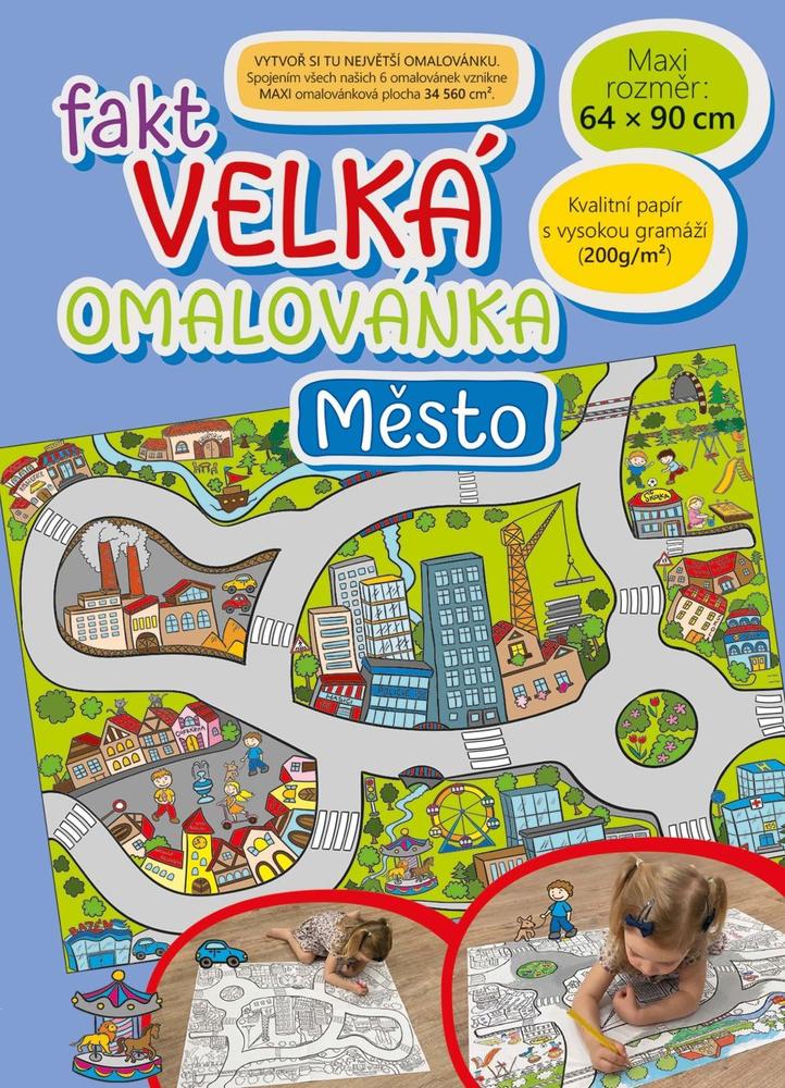 Baloušek Tisk fakt velká omalovánka Město