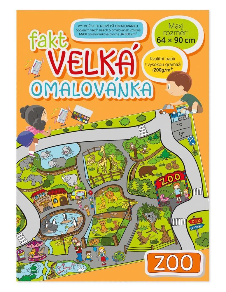 Baloušek Tisk fakt velká omalovánka Zoo