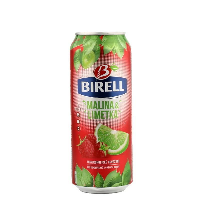 Pivo Birell ochucený malina / limetka 0,5L
