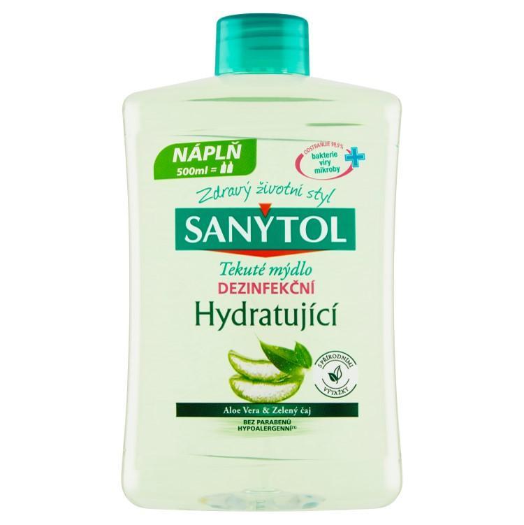 Sanytol antibakteriální mýdlo hydratující, náhradní náplň 500 ml