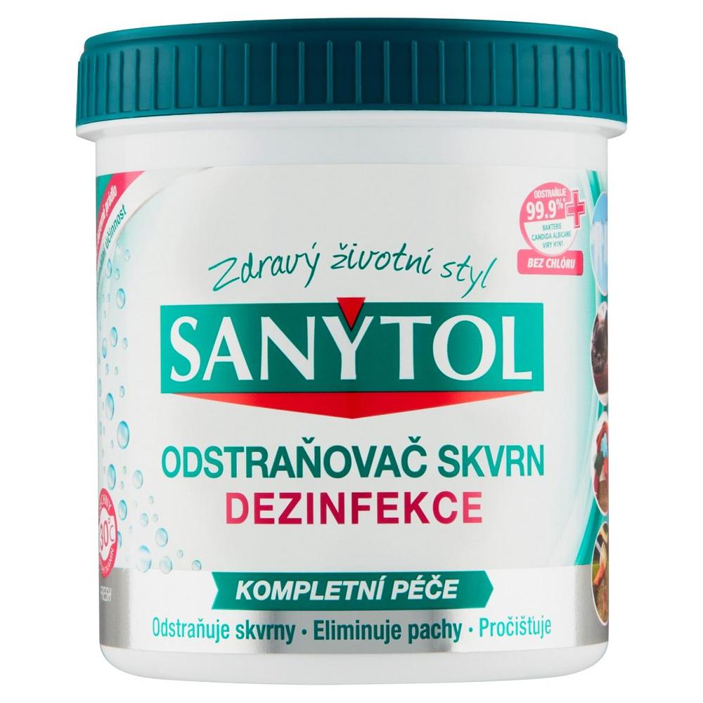 Sanytol dezinfekční odstraňovač skvrn na prádlo 450 g