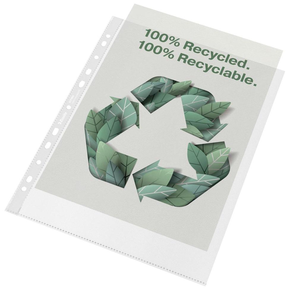 Esselte obal závěsný ''U'' recyklovaný , box A4 70 mic čirý/100ks