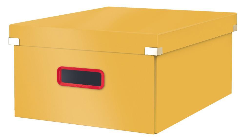 Leitz univerzální krabice Click&Store COSY, velikost L (A3) teplá žlutá