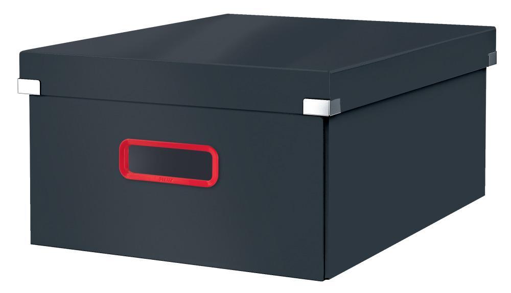 Leitz univerzální krabice Click&Store COSY, velikost L (A3) sametově šedá