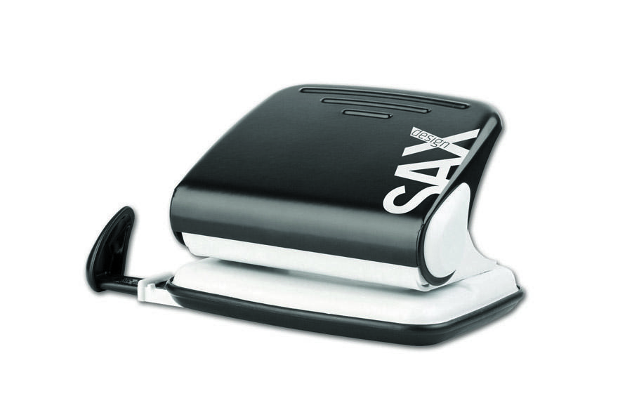 SAX děrovač Design 318 černý na 15 listů