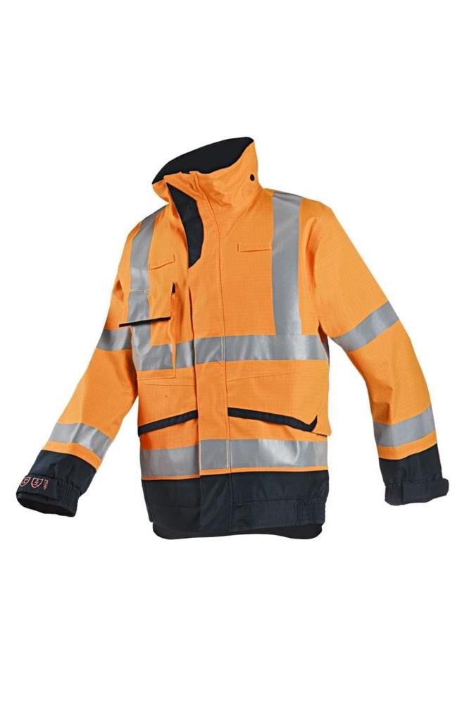 Bunda Talbot nehořlavá, antistatická hi-vis do deště - oranžová vel.M