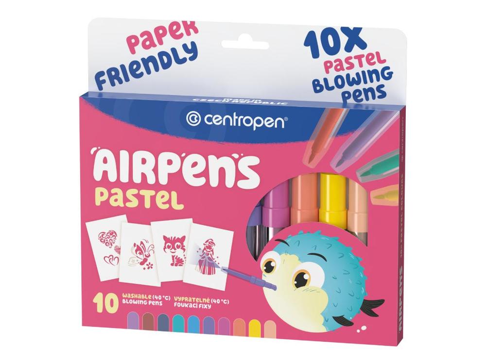 Centropen foukací fixy 1500/10 Pastel Colours