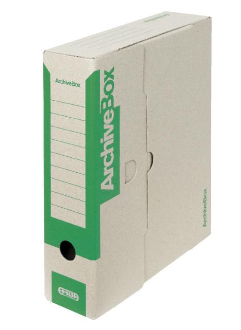 Emba box archivační barevný 330 x 260 x 75 mm zelený