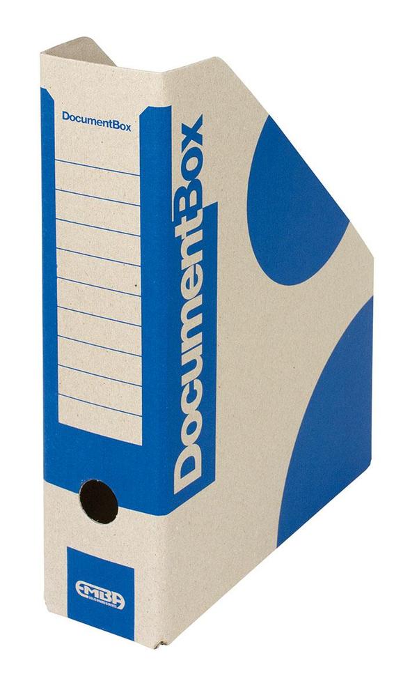 Emba stojan na časopisy 330 x 230 x 75 mm modrý