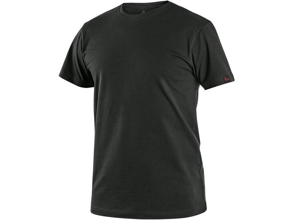 CXS tričko NOLAN, krátký rukáv, černé vel.3XL