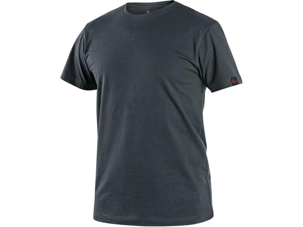 CXS tričko NOLAN, krátký rukáv, antracitové vel.3XL
