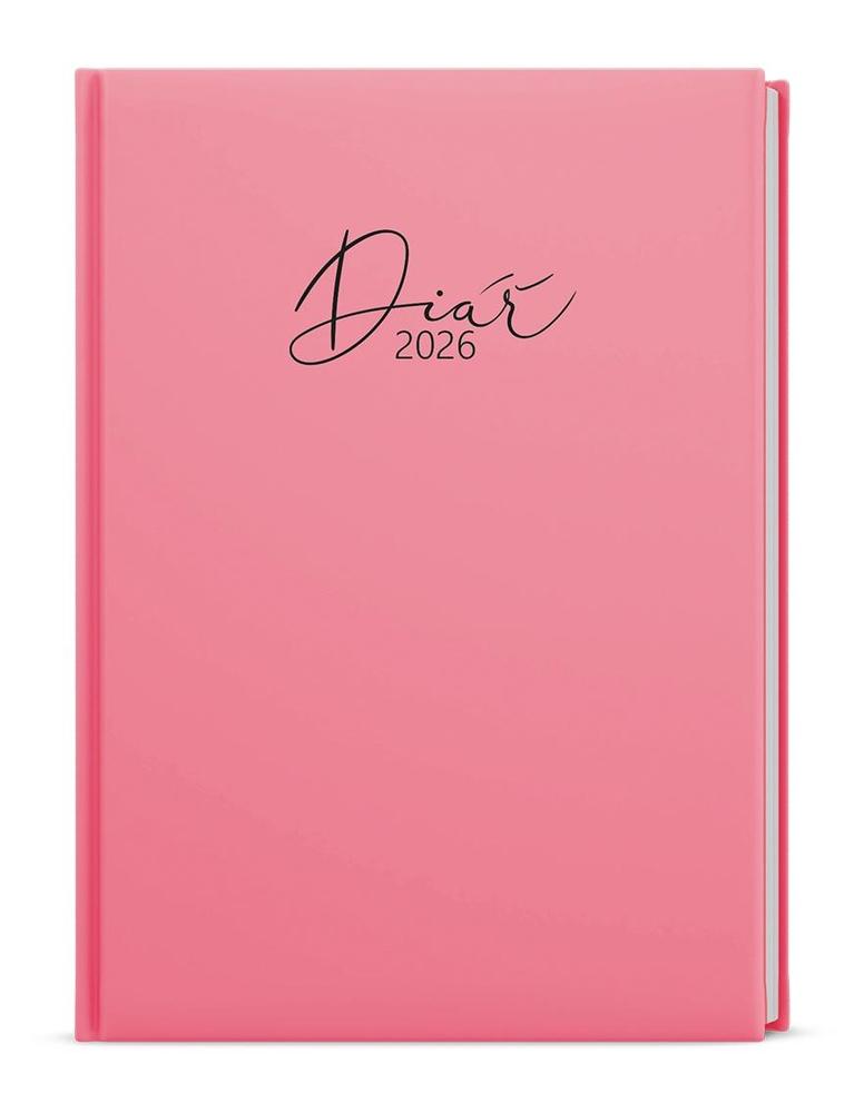 Baloušek Tisk diář týdenní Oskar PASTELO A5 růžový