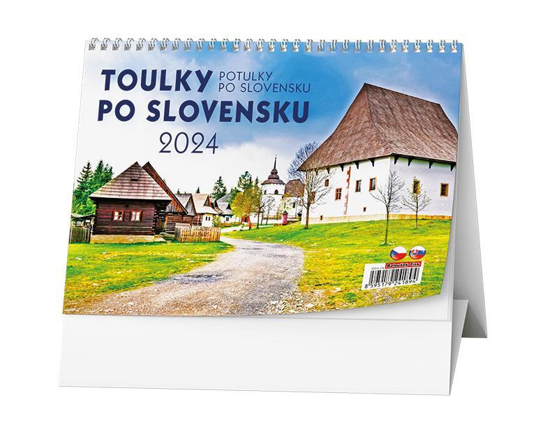 Baloušek Tisk kalendář stolní žánr. týdenní Toulky po Slovensku