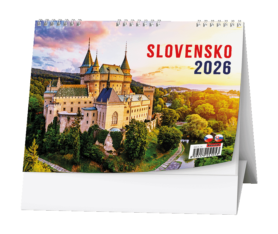 Baloušek Tisk kalendář stolní žánr. týd. Toulky po Slovensku