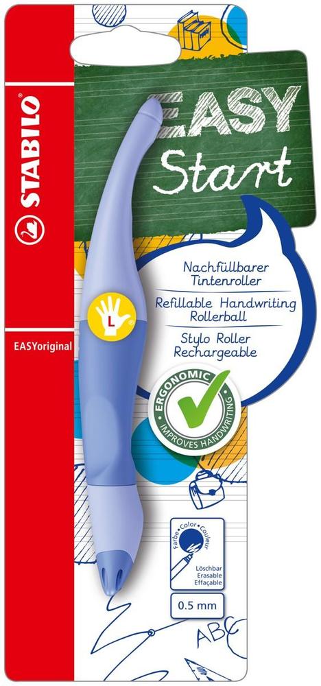 Roller Stabilo EASYoriginal 0,5 pro leváky pastel modrá
