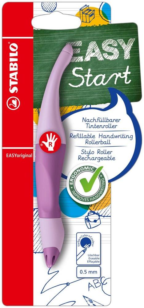 Stabilo roller EASYoriginal 0,5 pro praváky pastel fialolvá