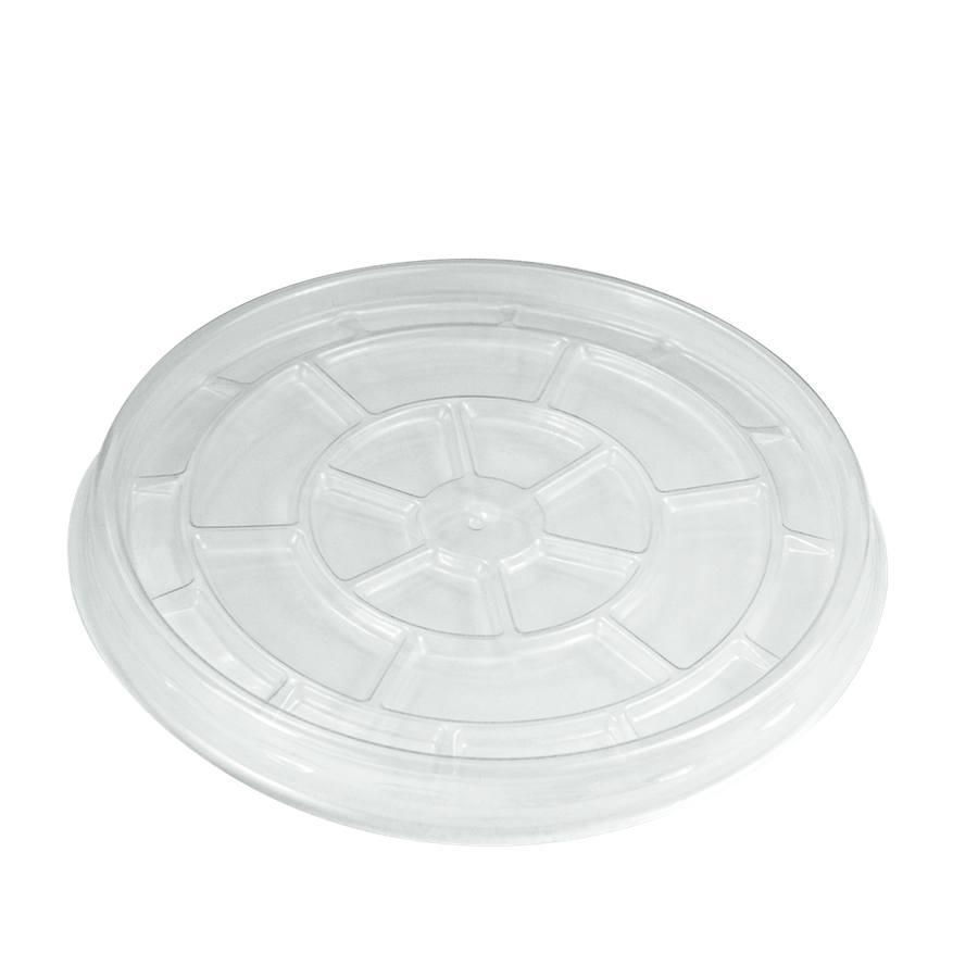 Víčko plastové transparentní PP pro misky termo 330 ml /100 ks
