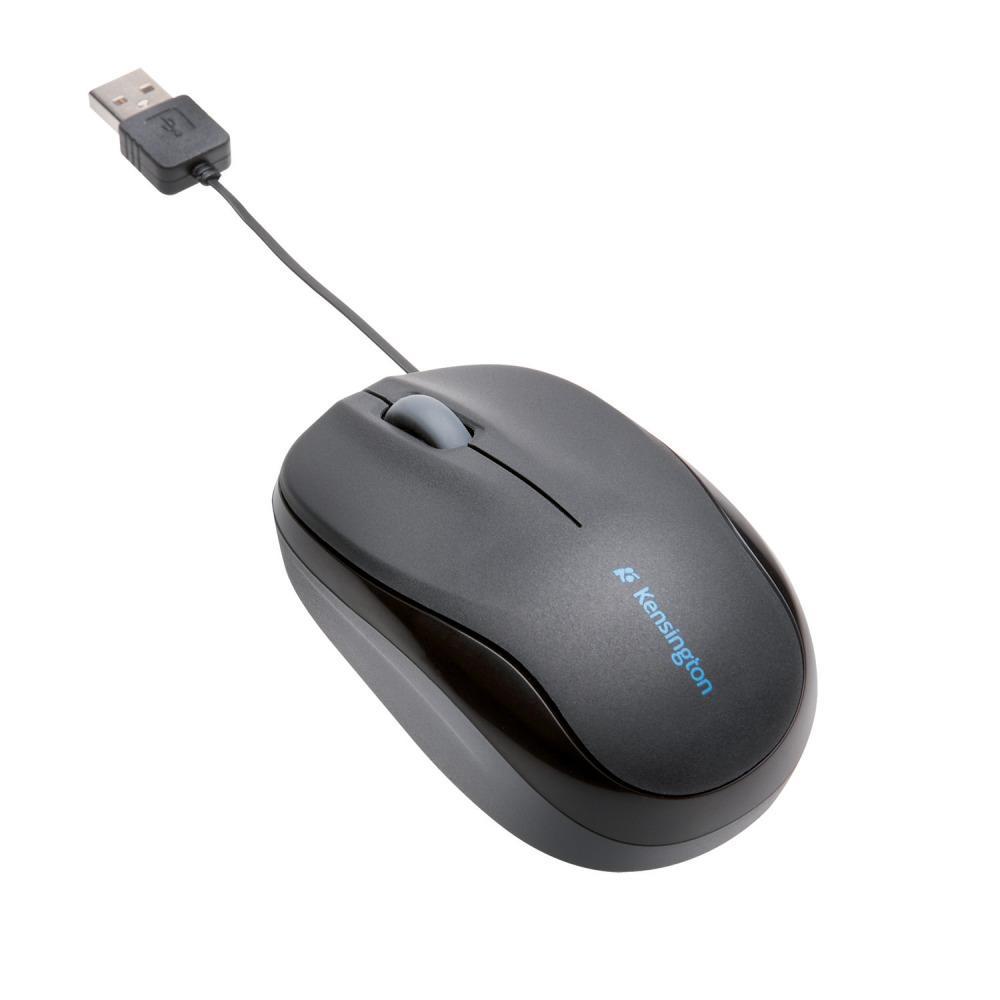 Kensington počítačová myš Pro Fit Mobile s navíjením kabelu