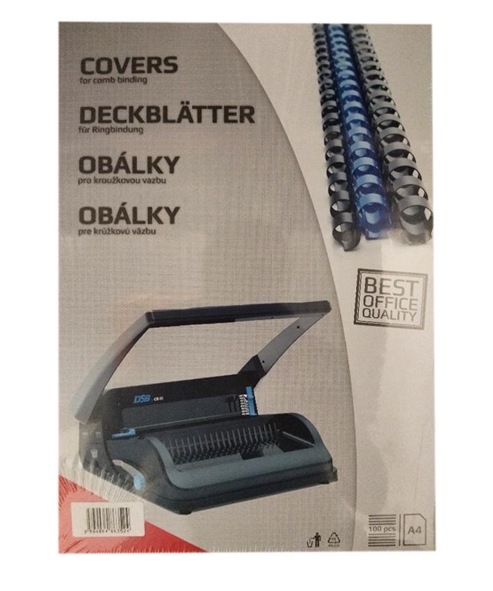 Zadní strana - imitace kůže /100 ks červená A4/250 g